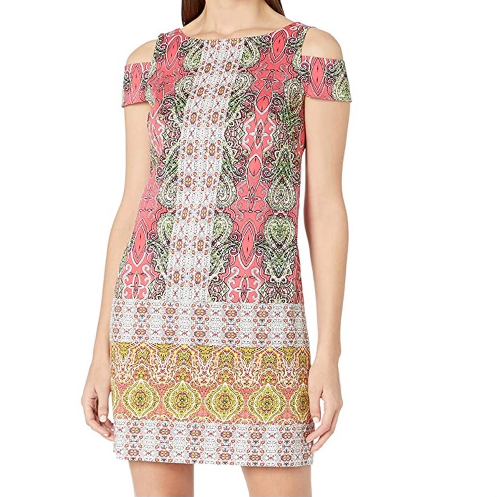 Maggie London cold shoulder dress size 10